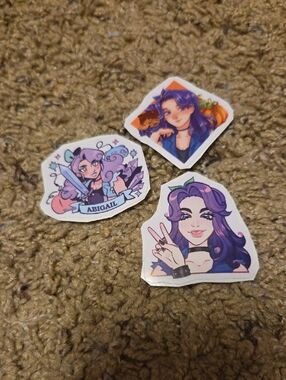 Stardew Valley Abigail Sticker Set - Cozy Farm Game